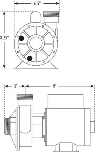 3J10070-1E | Waterway Iron Might Pump 230 Volt