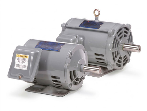 DTP0054G TECO Westinghouse 5 hp 1800 RPM 182/184T Frame 230/460V ODP 3-Phase SGR Motor