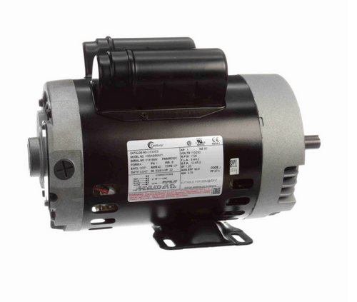 C530ES Century 1 hp 1800 RPM 56C Frame (Rigid Base) 115/230V ODP 1-Phase Motor