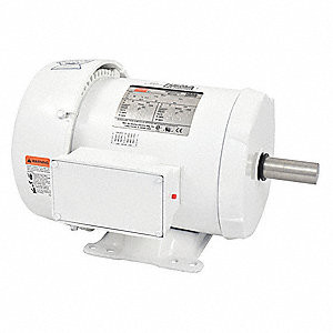 WD3P2D Nidec 3 hp 1800 RPM 182T Frame (Rigid Base) 208-230/460V TEFC Washdown 3-Phase Motor
