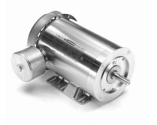 119523.00 Leeson Extreme Duck 2 hp 1800 RPM 208-230/460V 3-Phase 56HC Frame TEFC (base) Motor