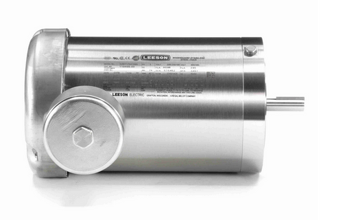 119499.00 Leeson Extreme Duck 2 hp 1800 RPM 208-230/460V 3-Phase 56C Frame TEFC (no base) Motor