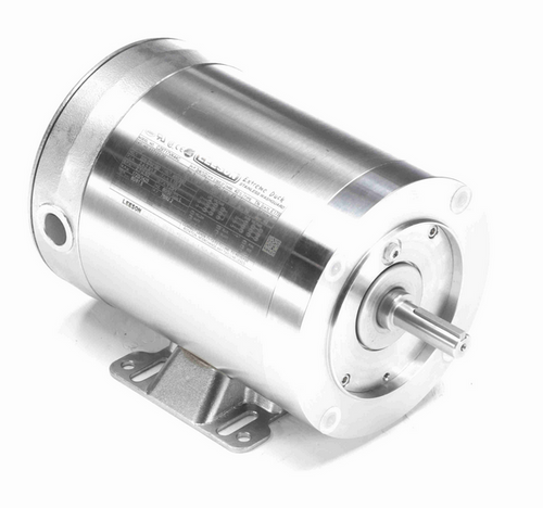 117121.00 Leeson Extreme Duck 3/4 hp 1800 RPM 208-230/460V 3-Phase 56C Frame TENV (base) Motor