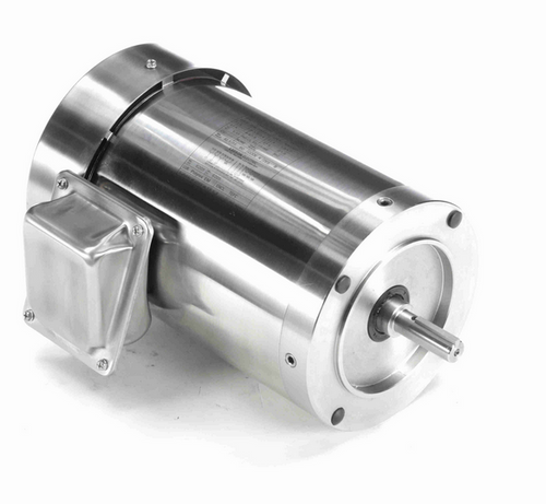 191421.00 Leeson SST Duck 1 hp 1200 RPM 208-230/460V 3-Phase 56C Frame TEFC (no base) Motor