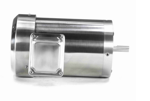 191421.00 Leeson SST Duck 1 hp 1200 RPM 208-230/460V 3-Phase 56C Frame TEFC (no base) Motor