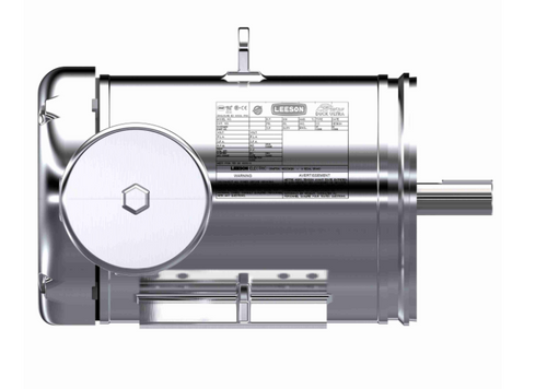 132649.00 Leeson Extreme Duck 5 hp 1800 RPM 230/460V 3-Phase 184TC Frame TEFC (base) Motor