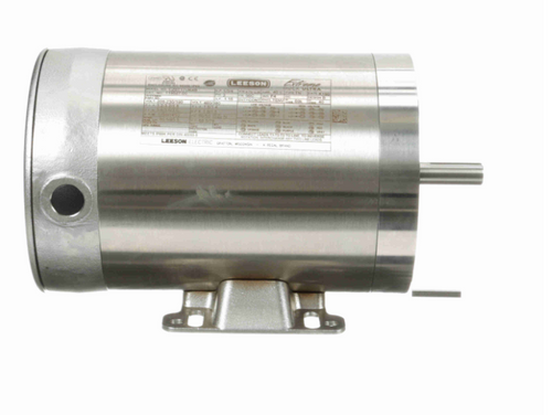119527.00 Leeson SST Duck 1 hp 1800 RPM 208-230/460V 3-Phase 56C Frame TENV (base) Motor