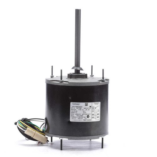 FEH1028S Century 1/4 hp 850 RPM, 1-Speed, 460V, 60°C Condenser Motor