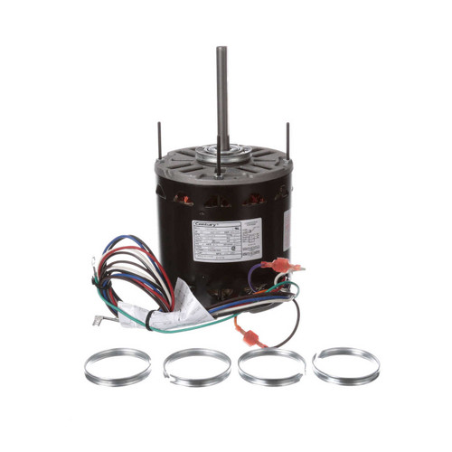 D1076 Century 3/4 hp 1075 RPM 3-Speed 48 Frame 208-230V Direct Drive Furnace Motor