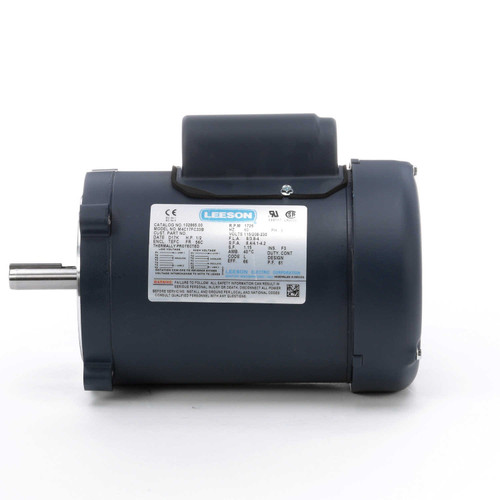 102865.00 Leeson |  1/2 hp 1800 RPM 56C Frame TEFC C-Face (no base) 115/208-230V
