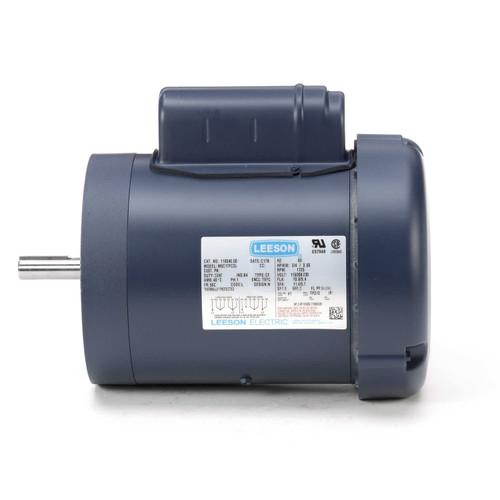 110040.00 Leeson |  3/4 hp 1800 RPM 56C Frame TEFC C-Face (no base) 115/208-230V
