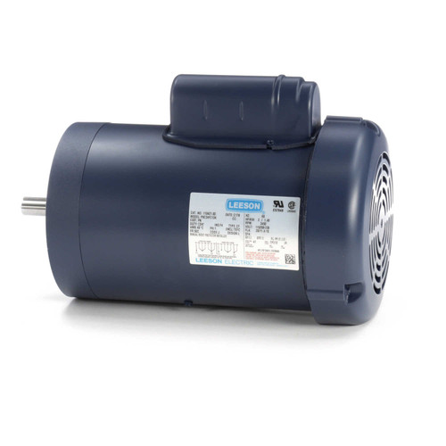 110421.00 Leeson |  2 hp 3600 RPM 56C Frame TEFC C-Face (no base) 115/208-230V