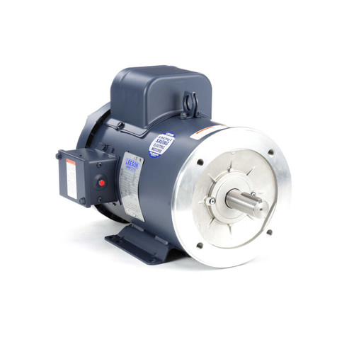 131631.00 Leeson |  3 hp 1800 RPM 184TC Frame TEFC C-Face- Rigid Base 115/208-230V