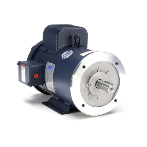 131632.00 Leeson |  5 hp 3600 RPM 184TC Frame TEFC C-Face- Rigid Base 230V