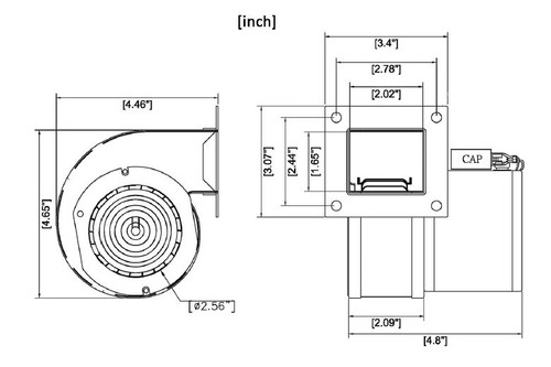 1TDN5, 4C012 Dayton Direct OEM Interchange Replacement Blower