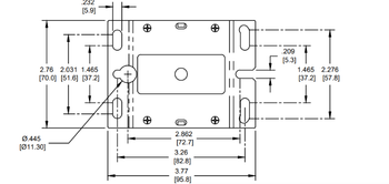 H440A, 4-pole, 40 amp, 24v coil Contactor