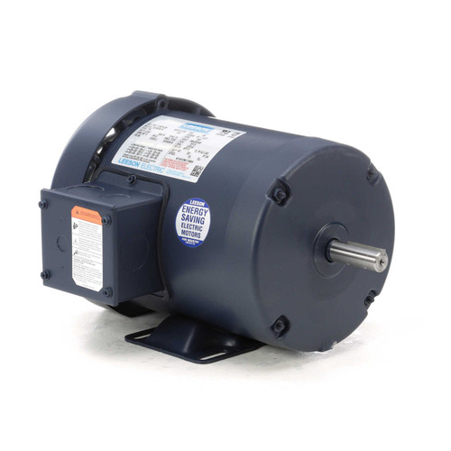 114618.00 Leeson |  1/2 hp 850 RPM 56 Frame 208-230/460 Volts TEFC