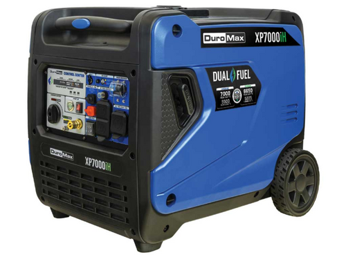 DUROMAX XP7000IH 7,000 WATT PORTABLE DUAL FUEL INVERTER GENERATOR - QUIET
