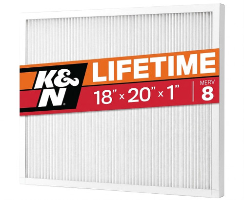 K&N HVC-8-11820 MERV 8 Washable HVAC Air Filter 18x20x1 Reusable AC Filter