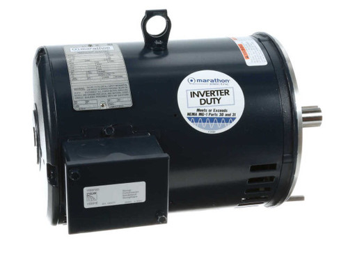 C124C Marathon 5 hp 1725 RPM 184TC Frame ODP C-Face (no base) 208-230/460 Volts Electric Motor