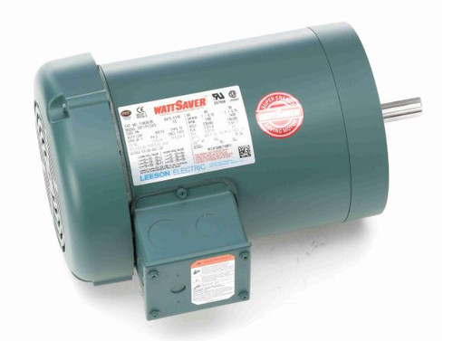 114638.00 Leeson |  1 hp 1800 RPM 56C Frame TEFC C-Face (No Base) 208-230/460V