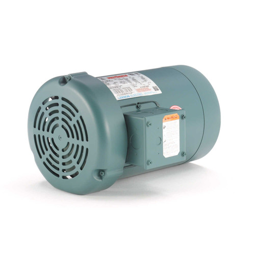 121067.00 Leeson |  1 hp 1800 RPM 143TC Frame TEFC C-Face (No Base) 230/460V