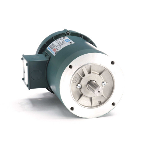 122165.00 Leeson |  1 hp 1200 RPM 145TC Frame TEFC C-Face (No Base) 208-230/460V