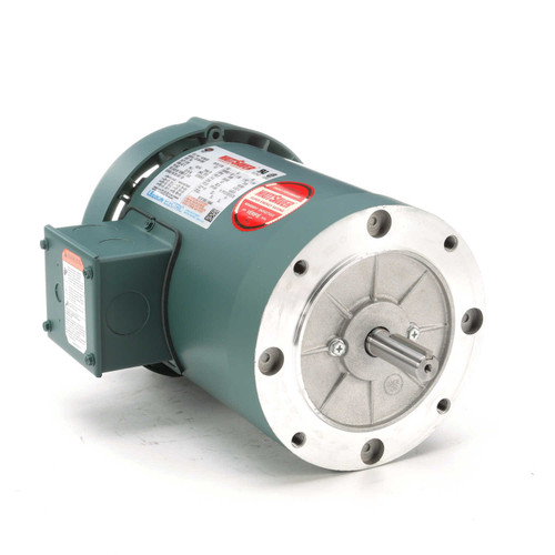 116750.00 Leeson |  1.5 hp 3600 RPM 56C Frame TEFC C-Face (No Base) 230/460V