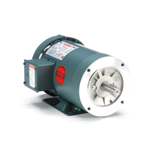 121673.00 Leeson |  2 hp 3600 RPM 145TC Frame TEFC C-Face (Rigid Base) 230/460V