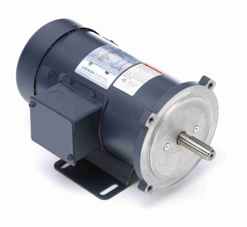 098006.00 Leeson |  1/2 hp 2500 RPM 90 Volts DC 56C Frame TEFC