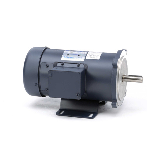 098008.00 Leeson |  1/2 hp 1800 RPM 180 Volts DC 56C Frame TEFC