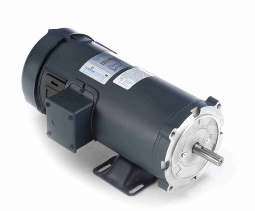 108265.00 Leeson |  1.5 hp 2500 RPM 180 Volts DC 56C Frame TEFC