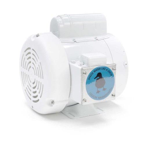113581.00 Leeson |  1/2 hp 3600 RPM 56C Frame (Rigid Base) C-Face 115/208-230V Wash Down Duty