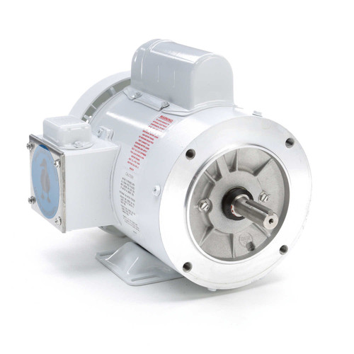 112528.00 Leeson |  3/4 hp 1800 RPM 56C Frame (Rigid Base) C-Face 115/208-230V Wash Down Duty
