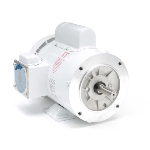 113583.00 Leeson |  1 hp 3600 RPM 56C Frame (Rigid Base) C-Face 115/208-230V Wash Down Duty