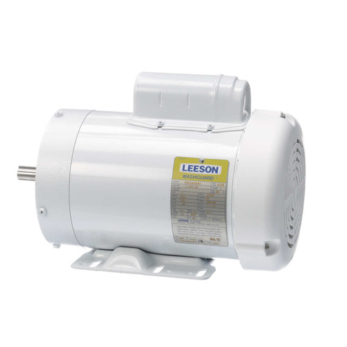 114637.00 Leeson |  2 hp 3600 RPM 56HC Frame (Rigid Base) C-Face 115/208-230V Wash Down Duty