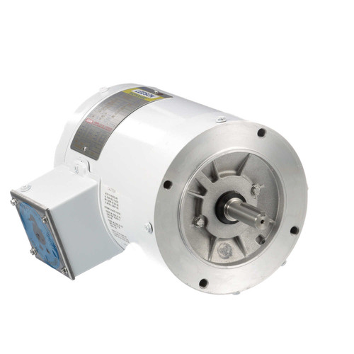 113022.00 Leeson |  3/4 hp 3600 RPM 56C Frame TENV (no base) C-Face 208-230/460V Wash Down Duty