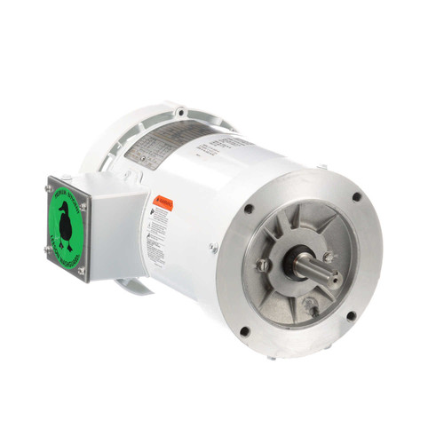 122179.00 Leeson |  1 hp 1800 RPM 143TC Frame TEFC (no base) C-Face 208/230-460V Wash Down Duty