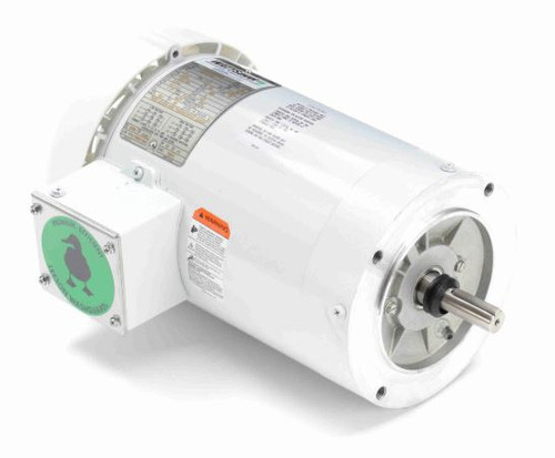 119473.00 Leeson |  3 hp 3600 RPM 56C Frame TEFC (no base) C-Face 208-230/460V Wash Down Duty