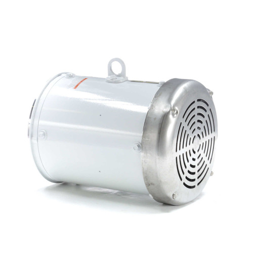 132439.00 Leeson |  3 hp 1800 RPM 182TC Frame TEFC (no base) C-Face 208-230/460V Wash Down Duty