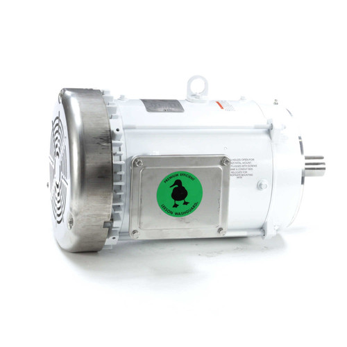 141266.00 Leeson |  7.5 hp 1800 RPM 213TC Frame TEFC (no base) C-Face 230/460V Wash Down Duty