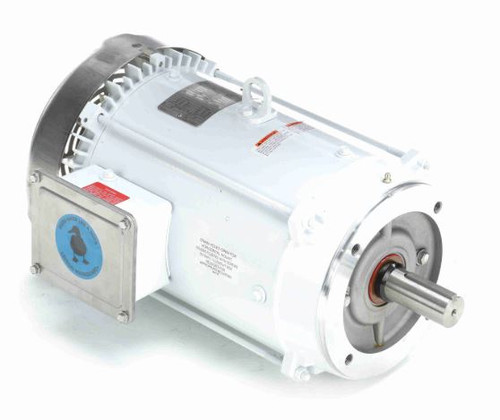 141357.00 Leeson |  15 hp 3600 RPM 215TC Frame TEFC (no base) C-Face 230/460V Wash Down Duty