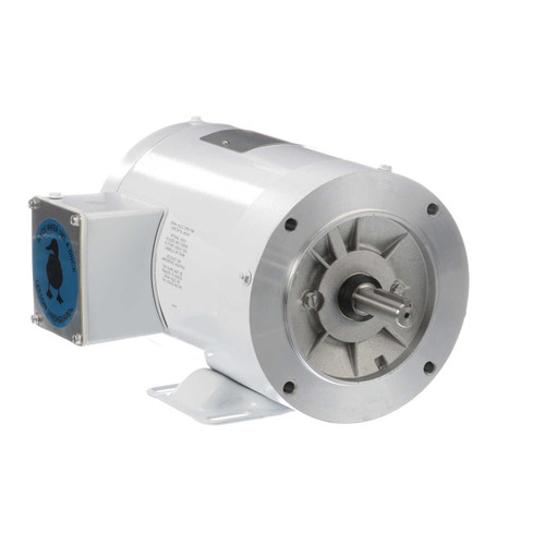 113586.00 Leeson |  1/2 hp 1800 RPM 56C Frame TENV 208-230/460V Wash Down Duty