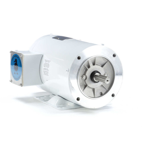 113590.00 Leeson |  1 hp 3600 RPM 56C Frame TENV 230/460V Wash Down Duty