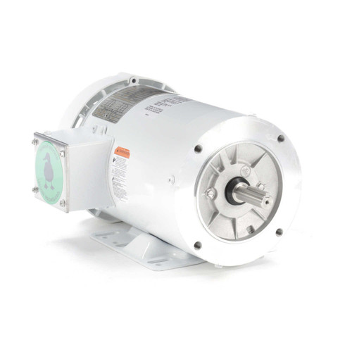 122185.00 Leeson |  2 hp 3600 RPM 145TC Frame TEFC 208-230/460V Wash Down Duty