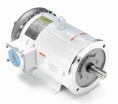 132205.00 Leeson |  7.5 hp 3600 RPM 184TC Frame TEFC 230/460V Wash Down Duty