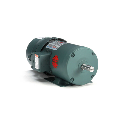 122246.00 Leeson |  1.5 hp 1800 RPM 145T Frame TEFC Brake Motor 208-230/460V