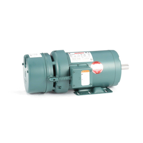 122247.00 Leeson |  2 hp 1800 RPM 145T Frame TEFC Brake Motor 208-230/460V