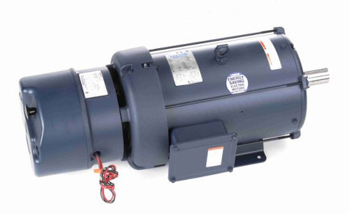 140636.00 Leeson |  10 hp 1800 RPM 215T Frame TEFC (Rigid Base) Brake Motor 230/460V