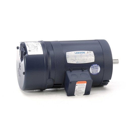 114157.00 Leeson |  3/4 hp 1725 RPM 56CFrame ODP C-Face (No Base) Brake Motor 208-230/460V